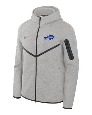 Мужская куртка Buffalo Bills Tech Fleece Windrunner Nike NFL Full-Zip Hooded для бега