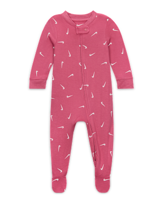 Детские  Nike Baby (0-9M) Printed Viscose Footed Coverall