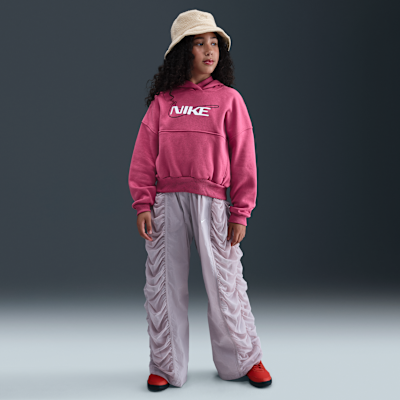 Sudadera con gorro oversized para niña Nike Sportswear Club Fleece