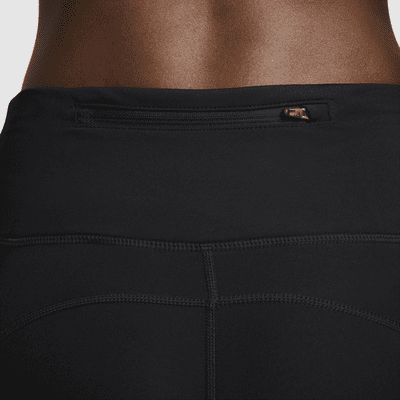 Nike Fast-7/8-løbeleggings med mellemhøj talje og lommer til kvinder