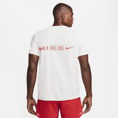 Nike Miler Men's Dri-FIT UV Short-Sleeve Running Top. Nike UK
