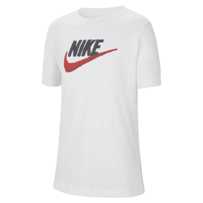 white nike t