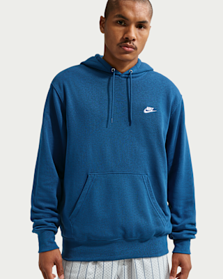 Nike Hoodie pullover em tecido moletão Nike Club para homem