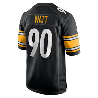 Jersey de juego Nike para hombre T.J. Watt Pittsburgh Steelers