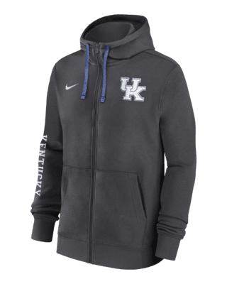 Мужское худи Kentucky Wildcats Sideline Team Issue Nike College Full-Zip Hoodie