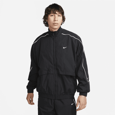 Chamarra de entrenamiento de tejido Woven para hombre Nike Sportswear Solo Swoosh