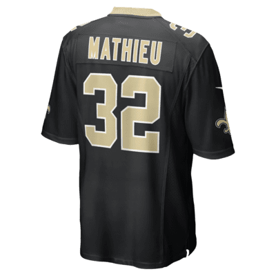 Men's Nike Tyrann Mathieu White New Orleans Saints Game Jersey