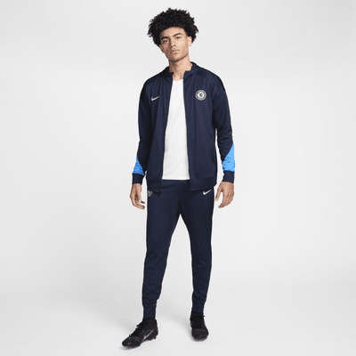 Survêtement de foot en maille à capuche Nike Dri-FIT Chelsea FC Strike pour homme