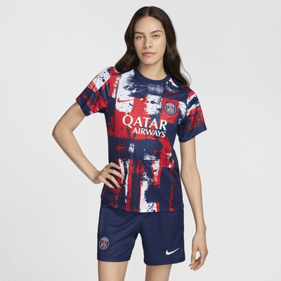 Paris Saint-Germain Academy Pro Home Women's Nike Dri-FIT Soccer Pre-Match Top