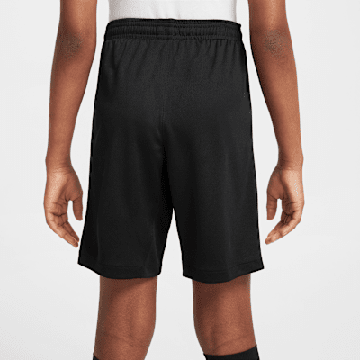 Inter Milan 2025/26 Stadium Home Nike Dri-FIT-replikafodboldshorts til større børn