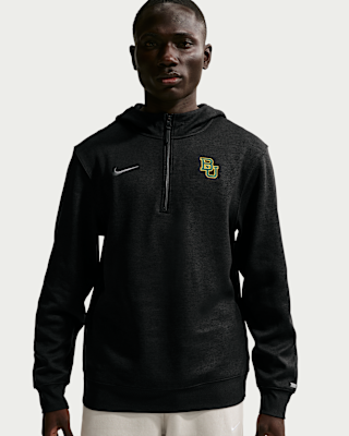 Мужское худи Baylor Bears Nike NCAA Basketball Coaches' Pullover Hoodie для баскетбола