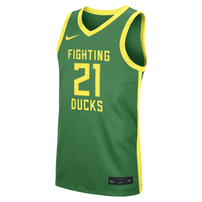 Nike College Replica (Oregon) Men's Basketball Jersey.