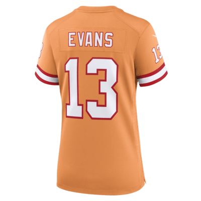 Jersey de fútbol americano Nike de la NFL Game para mujer Mike Evans Tampa Bay Buccaneers