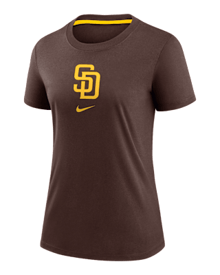 Женская футболка San Diego Padres Authentic Collection Early Work Nike MLB