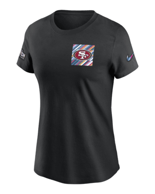 Tampa Bay Buccaneers Crucial Catch Sideline Nike Women's NFL T-Shirt in Black, Size: Medium | 24300AZUV-ARJ