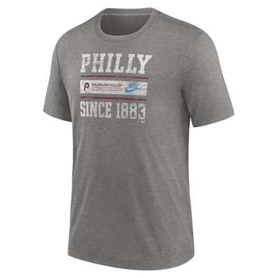 Мужская футболка Philadelphia Phillies Cooperstown Local Stack