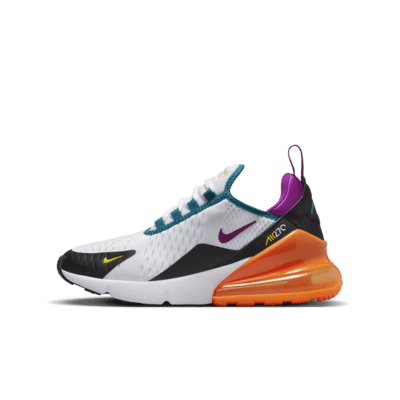 orange and pink nike air max 270