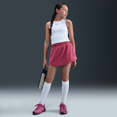 Nike One Big Kids' (Girls') Dri-FIT High-Waisted Skort