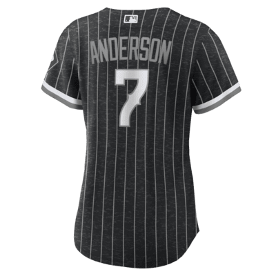 Profile Men's Tim Anderson White Chicago Sox Big & Tall Replica Player Jersey