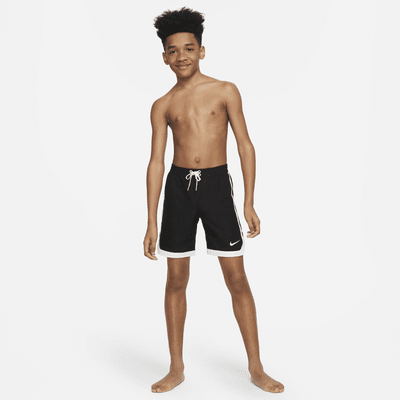 Shorts de voleibol de 18 cm para niño talla grande Natación Nike Fadeaway