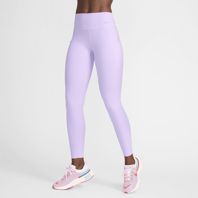 Leggings a tutta lunghezza a vita media con tasche e sostegno medio Nike Universa – Donna