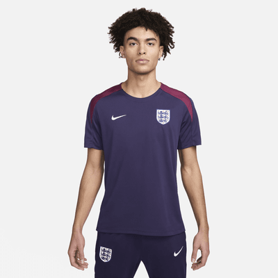 Haut de foot en maille à manches courtes Nike Dri-FIT Angleterre Strike pour homme