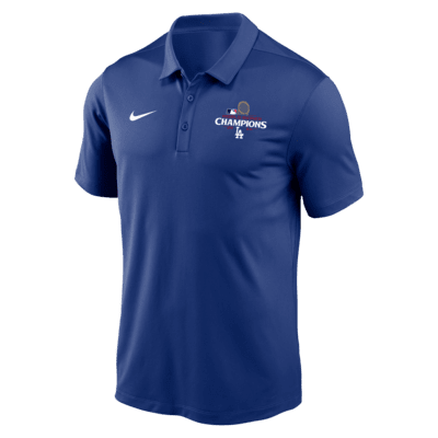 Polo Nike Dri-FIT de la MLB para hombre Los Angeles Dodgers 2024 World Series Champions Franchise