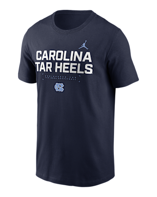 Мужская футболка North Carolina Courtside Basketball Jordan Brand Dri-FIT College для баскетбола