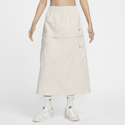 Nike Sportswear Essential Women's Mid-Rise Woven Cargo Midi Skirt