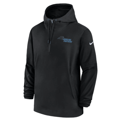 Carolina Panthers Sideline Men’s Nike NFL 1/2-Zip Hooded Jacket. Nike.com