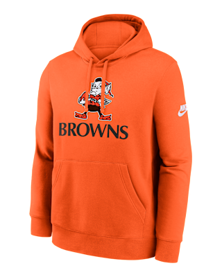 Мужское худи Cleveland Browns Best Season Rewind Club Nike NFL Pullover Hoodie