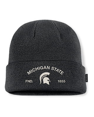 Мужские  Michigan State 2025 Military Appreciation Nike College Cuffed Beanie