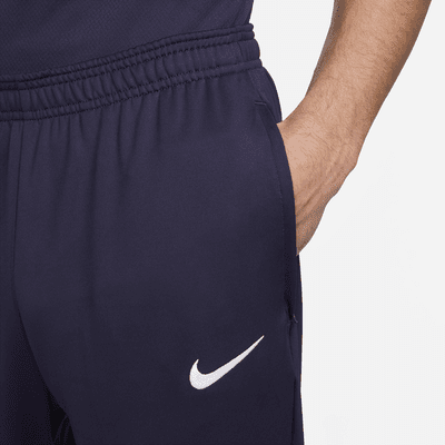 Fotbollsbyxor England Strike Nike Dri-FIT i stickat material för män