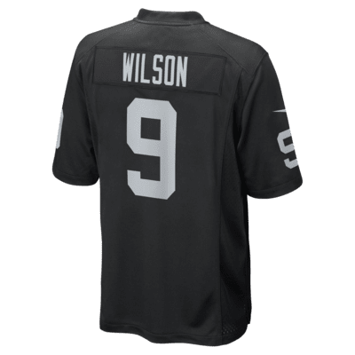 Jersey de fútbol americano Nike de la NFL Game para hombre Tyree Wilson Las Vegas Raiders