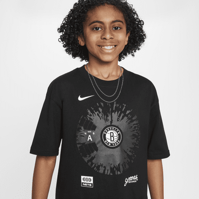 Brooklyn Nets Courtside Older Kids' (Boys') Nike NBA Max90 T-Shirt