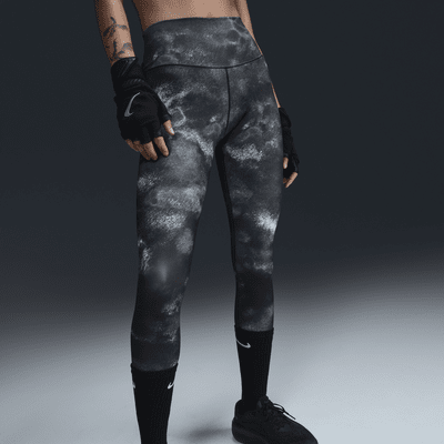 Nike One Women's High-Waisted 7/8 Printed Leggings