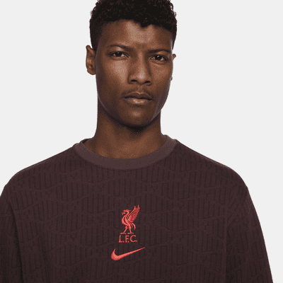 lfc nike mens tropical club crew sweat