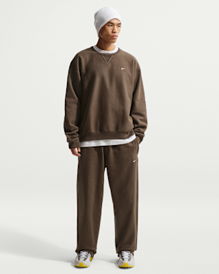 Мужские  Nike Solo Swoosh Fleece Open-Hem Pants
