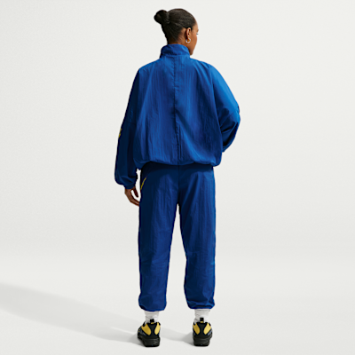 FC Barcelona Essential Dördüncü Nike Dokuma Kadın Futbol Ceketi