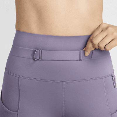 Nike Trail Go 7/8-Leggings mit Taschen, starkem Halt und hohem Bund für Damen