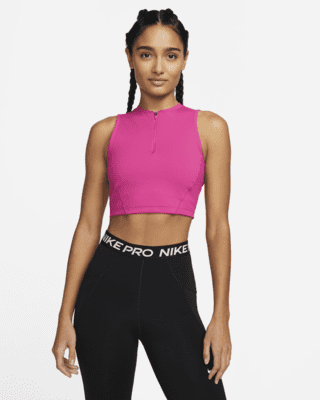 tanque Tableta único Nike Pro Dri-FIT Camiseta de tirantes corta - Mujer. Nike ES