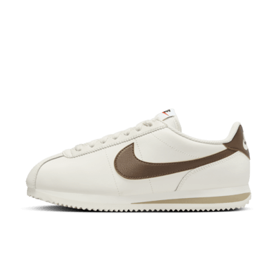 Nike white leather womens sale