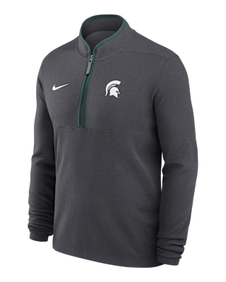Мужские  Michigan State Victory Nike Dri-FIT College 1/2-Zip Long-Sleeve Top