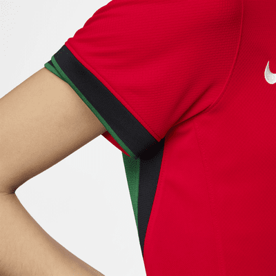 Maglia da calcio replica Nike Dri-FIT Portogallo (squadra maschile) 2024/25 Stadium da donna – Home