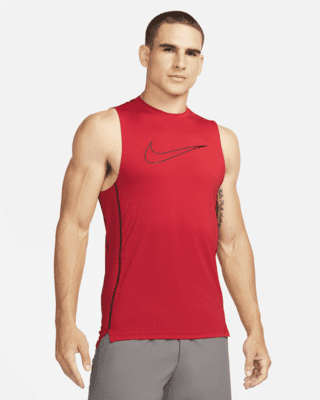 nike red sleeveless shirt