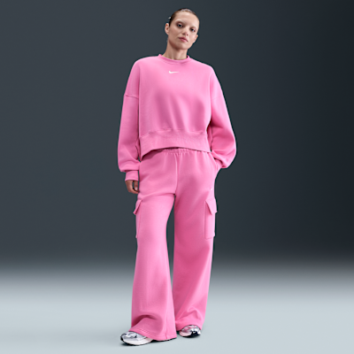 Sudadera de cuello redondo sin cierre extra oversized para mujer Nike Sportswear Phoenix Fleece