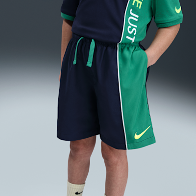 Conjunto de 2 piezas de shorts para niños talla pequeña Nike Net Dri-FIT