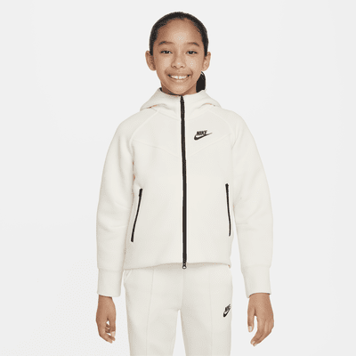 Nike Sportswear Tech Fleece Big Kids' (Girls') Full-Zip Hoodie. Nike.com