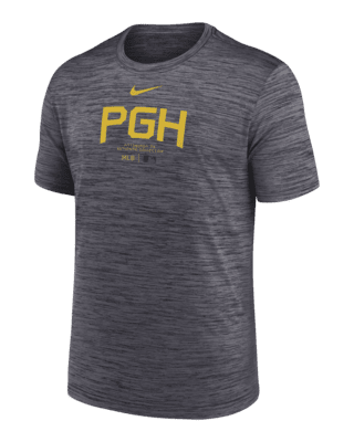 Мужская футболка Pittsburgh Pirates City Connect Practice Velocity Nike Dri-FIT MLB