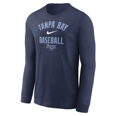Tampa Bay Rays Diamond Men's Nike MLB Long-Sleeve T-Shirt